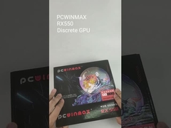 PCWINMAX Radeon RX 550 4GB GDDR5 ITX کارت گرافیک ویدیویی کامپیوتر بازی کامپیوتر GPU 128 بیتی