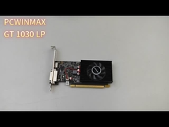 PWINMAX GeForce GT 1030 2GB DDR5 کارت گرافیکی کم پروفایل   DVI و خروجی HD برای رایانه های کامپکت