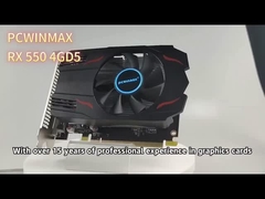 PCWINMAX Radeon RX 550 4GB کارت گرافیکی DDR5 ️ بازی 1080p و عملکرد چند رسانه ای