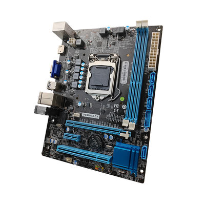 PCWINMAX B75 LGA1155 Micro ATX مادربرد پشتیبانی 3rd / 2nd Gen Core i3/i5/i7 CPU DDR3 Dual Channel SATA 3.0 USB 3.0 ثابت مادربرد OEM برای کامپیوترهای تجاری / اداری