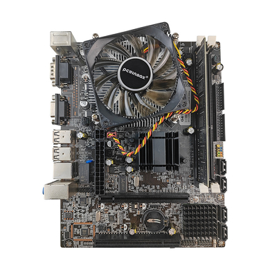 PCWINMAX اصلی G41 LGA775 مادربرد + 4GB DDR3 رم + E5 CPU + فن مک بوک کامبو