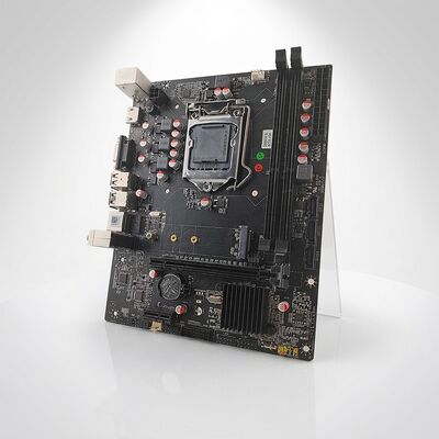 PCWINMAX Motherboard B75 LGA1155 MATX DDR3 تا 16GB M.2 SATA3 HD پورت های VGA صفحه رومیزی برای کامپیوترهای اداری و سیستم های تجاری